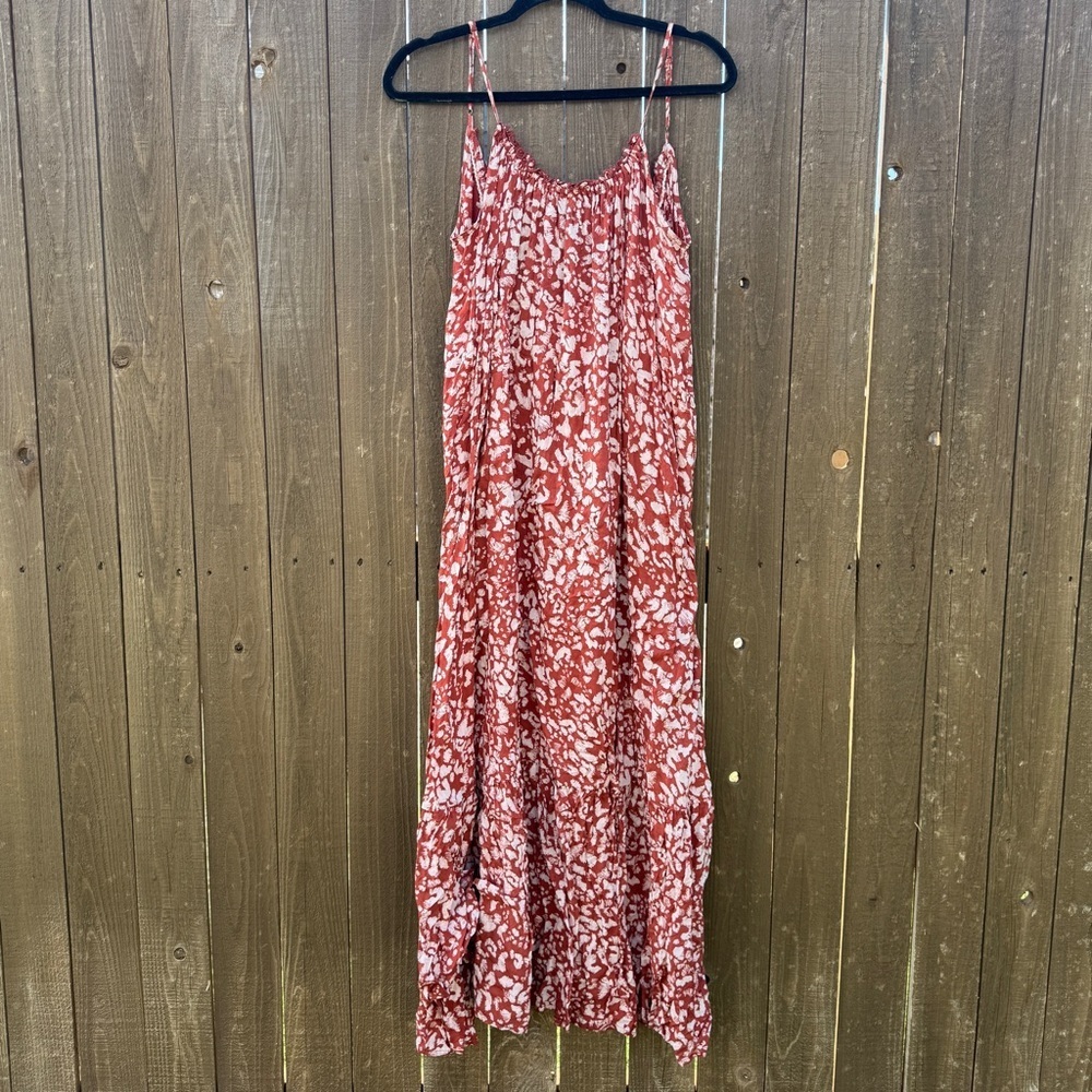 Anthropologie Flowy Maxi Dress – Size M (fits up to L) Adjustable Straps
